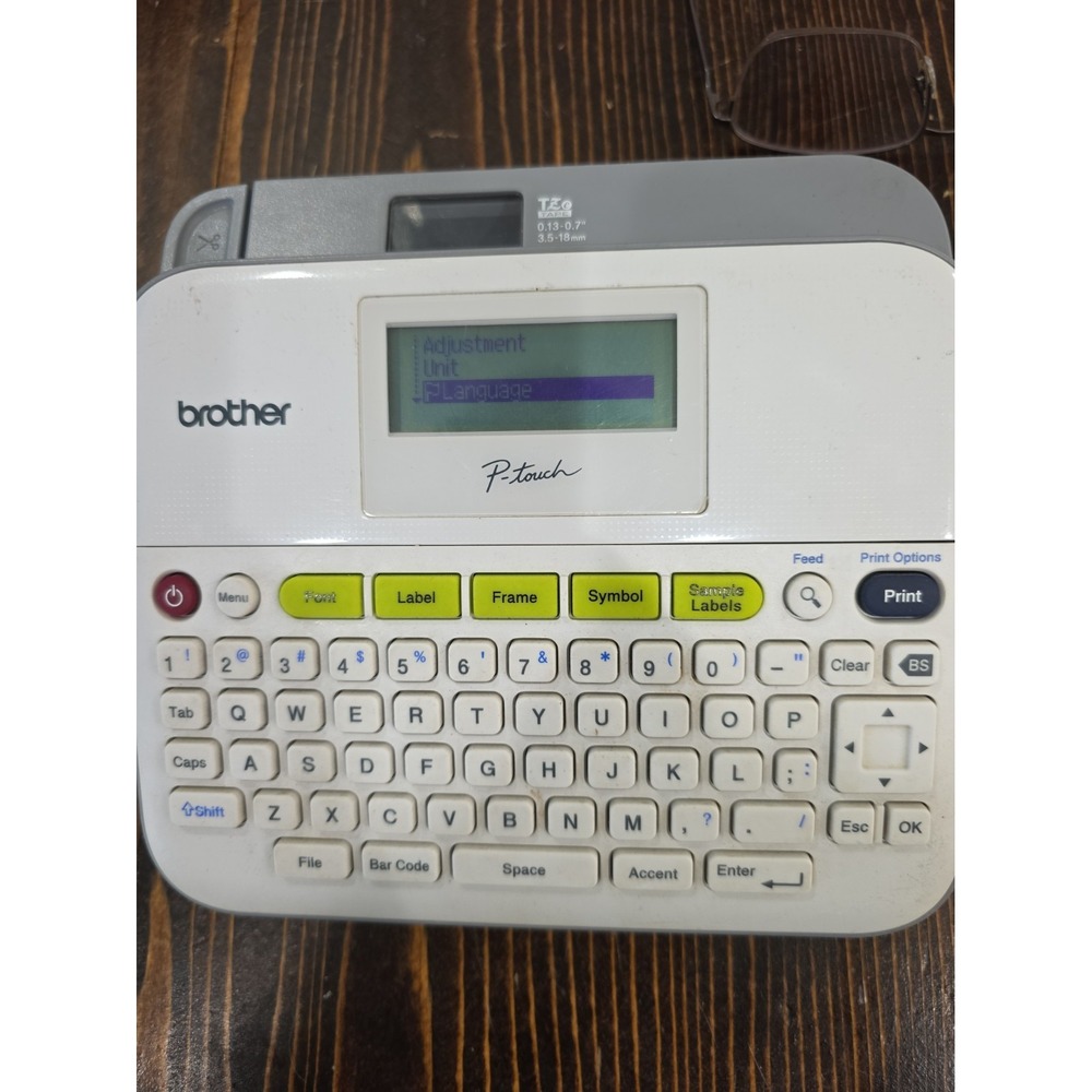 Brother P-Touch PT-D400 Label Maker Printer Tested Working NO Power Cord